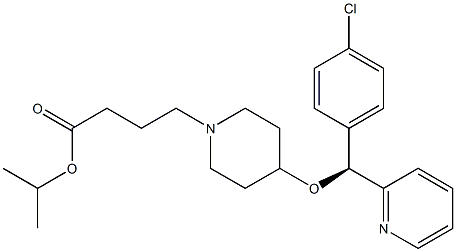 Bepotastine Isopropyl Ester Structure