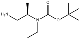 tert-butyl N-[(2R)-1-aminopropan-2-yl]-N-ethylcarbamate,1807939-48-5,结构式