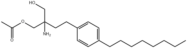 O-乙酰基芬戈莫德 结构式