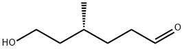 Hexanal, 6-hydroxy-4-methyl-, (4R)-