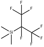 Silane, trimethyl[1,2,2,2-tetrafluoro-1-(trifluoromethyl)ethyl]- Struktur