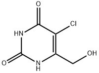 5-氯-6-(羟甲基)嘧啶-2,4(1H,3H)-二酮,1815580-54-1,结构式