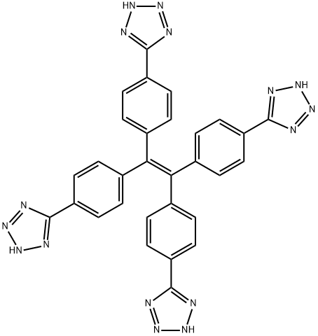 tetrakis(4-tetrazolylphenyl)ethylene Structure