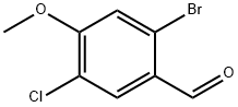 Benzaldehyde, 2-bromo-5-chloro-4-methoxy- Structure