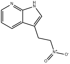 1H-Pyrrolo[2,3-b]pyridine, 3-(2-nitroethyl)- Structure
