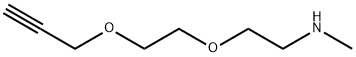 Propargyl-PEG2-methylamine Structure