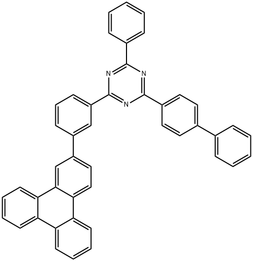 1,3,5-Triazine, 2-[1,1'-biphenyl]-4-yl-4-phenyl-6-[3-(2-triphenylenyl)phenyl]-|2-[1,1'-联苯]-4-基-4-苯基-6-[3-(2-三亚苯)苯基]-1,3,5-三嗪