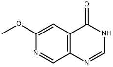 6-甲氧基吡啶并[3,4-D]嘧啶-4(1H)-酮, 183741-98-2, 结构式