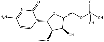 5'-Cytidylic acid, 2'-O-Methyl- 化学構造式