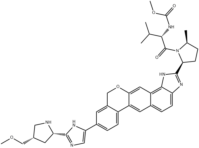维帕他韦共聚维酮,1844064-96-5,结构式