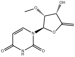4',5'-Didehydro-5'-deoxy-2'-O-methyluridine Structure