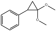 Benzene, (2,2-dimethoxycyclopropyl)- Structure