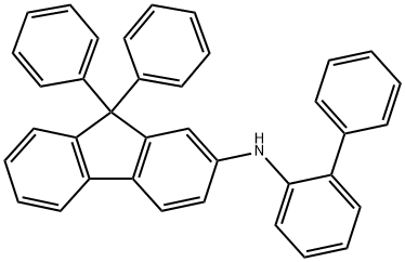 N-[1,1-联苯基]-2-基-9,9-二苯基-9H-芴-2-胺,1853250-53-9,结构式