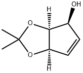 4H-Cyclopenta-1,3-dioxol-4-ol, 3a,6a-dihydro-2,2-dimethyl-, (3aS,4S,6aR)-