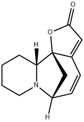 (7β,9β)-セクリナン-11-オン 化学構造式