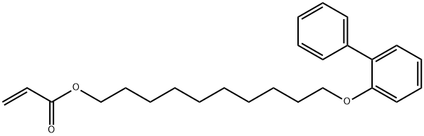 2-Propenoic acid, 10-([1,1'-biphenyl]-2-yloxy)decyl ester|10-[(1,1'-联苯)-2-氧基]癸基丙烯酸酯