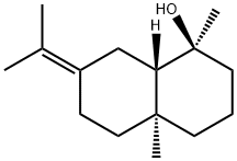 enantio-7(11)-オイデスメン-4-オール 化学構造式