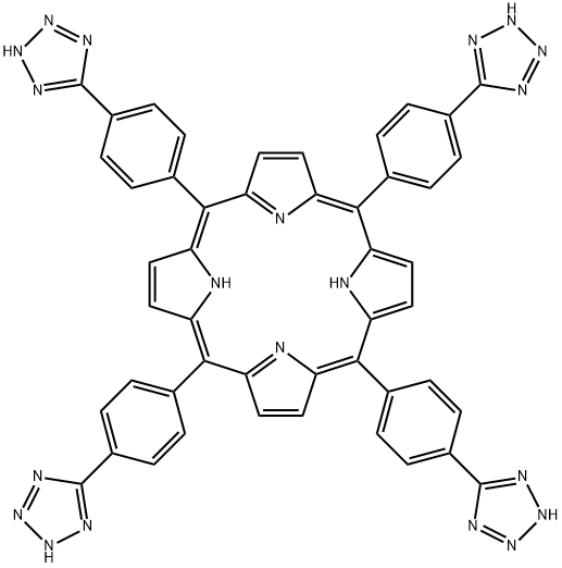 5,10,15,20-四烷基[4-（2H-四唑-5-基）苯基]-21H，23H卟吩,186697-34-7,结构式