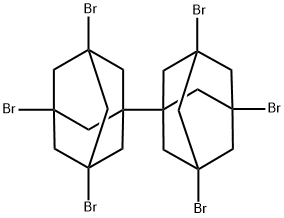 1,1'-Bitricyclo[3.3.1.13,7]deca ne, 3,3',5,5',7,7'-hexabromo- Structure
