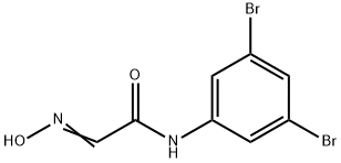 3,5-dibromoisonitrosoacetanilide Structure