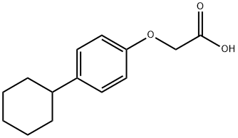 2-(4-环己基苯氧基)乙酸, 1878-56-4, 结构式