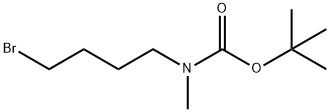 (4-溴丁基)(甲基)氨基甲酸叔丁酯 结构式
