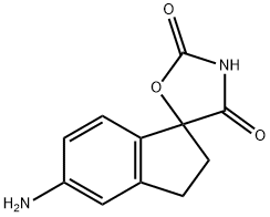 5-amino-2,3-dihydrospiro[indene-1,5-oxazolidine]-2,4-dione(WX145626) Structure