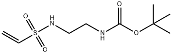 Carbamic acid, N-[2-[(ethenylsulfonyl)amino]ethyl]-, 1,1-dimethylethyl ester Struktur