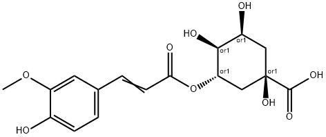 3-O-Feruloylquinic acid Structure