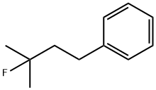 Benzene, (3-fluoro-3-methylbutyl)- Structure