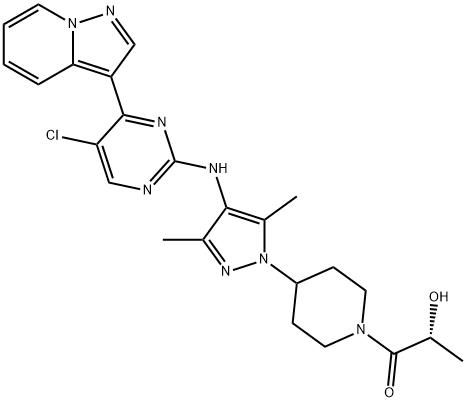AZD 9362;AZD-9362, 1905412-80-7, 结构式