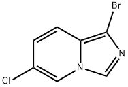 1-溴-6-氯咪唑并[1,5-A]吡啶 结构式