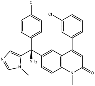 Tipifarnib (S enantioMer) 化学構造式
