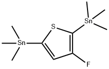Stannane, 1,1'-(3-fluoro-2,5-thiophenediyl)bis[1,1,1-trimethyl- 化学構造式