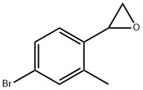 2-(4-bromo-2-methylphenyl)oxirane Struktur
