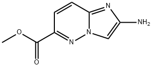 methyl 2-aminoimidazo[1,2-b]pyridazine-6-carboxylate Struktur