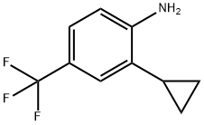 2-Cyclopropyl-4-(trifluoromethyl)aniline Structure