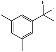 1-(1,1-difluoroethyl)-3,5-dimethyl- Benzene 化学構造式