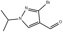 3-bromo-1-(propan-2-yl)-1H-pyrazole-4-carbaldehy
de Struktur