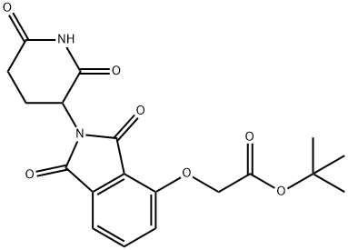 Acetic acid, 2-[[2-(2,6-dioxo-3-piperidinyl)-2,3-dihydro-1,3-dioxo-1H-isoindol-4-yl]oxy]-, 1,1-dimethylethyl ester