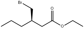 (R)-Ethyl 3-(bromomethyl)hexanoate Struktur