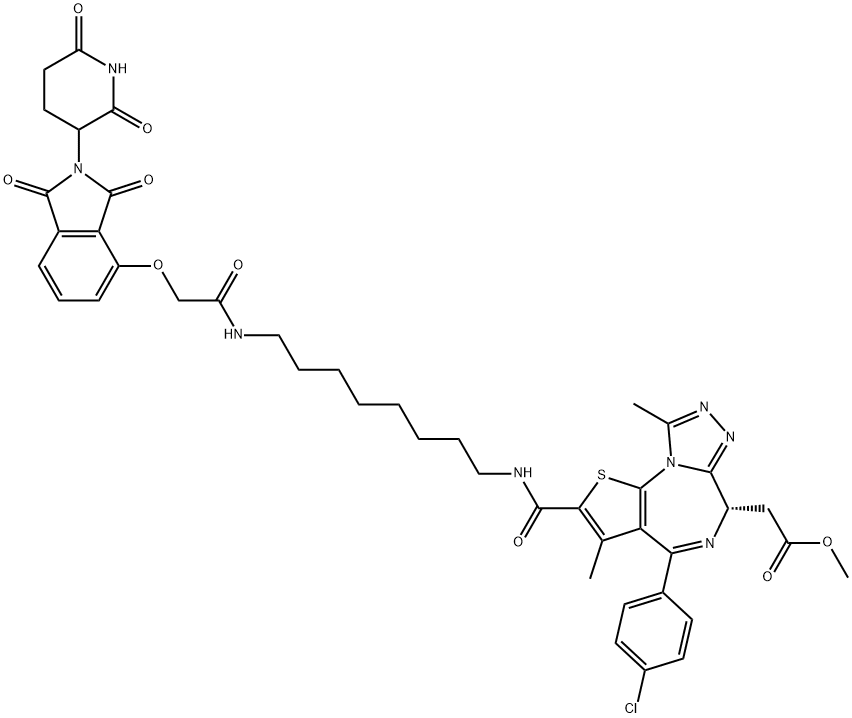 dBET23 化学構造式