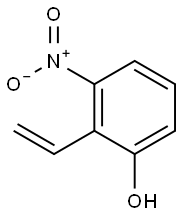 Phenol, 2-ethenyl-3-nitro- Structure