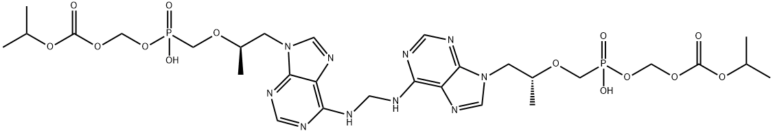 替诺福韦单POC二聚体, 1962114-92-6, 结构式