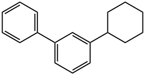 3-シクロヘキシルビフェニル 化学構造式