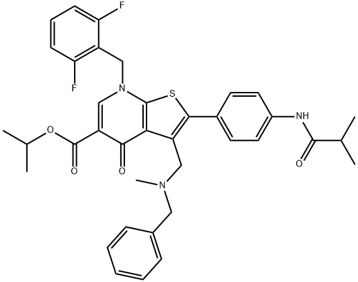 化合物 T23412, 199119-18-1, 结构式