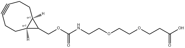 endo-BCN-PEG2-acid Struktur