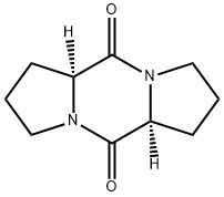 cis-cyclo(Pro-Pro) Struktur