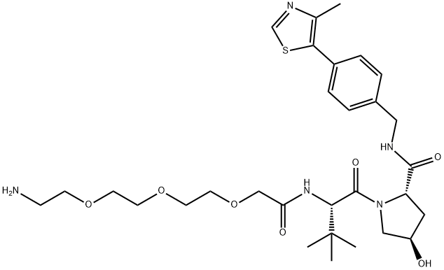 E3 ligase Ligand-Linker Conjugates 5 Free Base 结构式