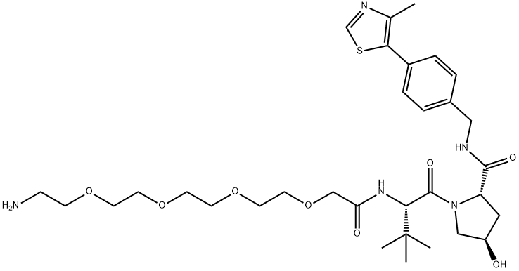 E3 ligase Ligand-Linker Conjugates 7 Free Base,2010159-57-4,结构式